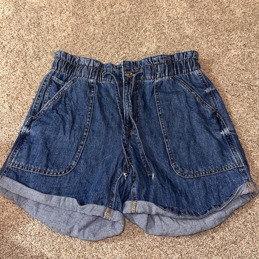 Maurices Dark Blue Jean Shorts